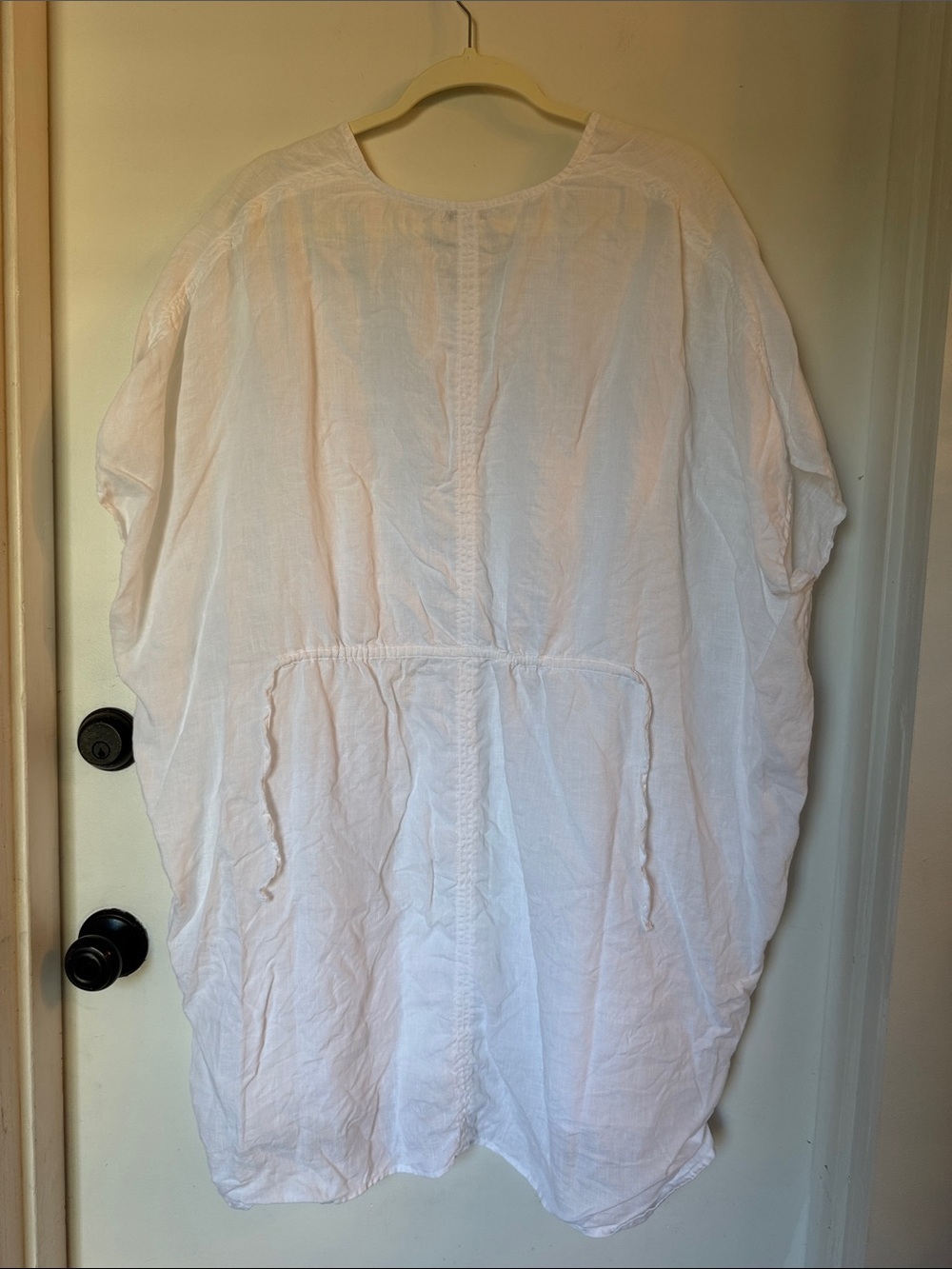 Standard James Perse white V-Neck Sleeveless Oversized Tunic Size 1 US small - Picture 4 of 5